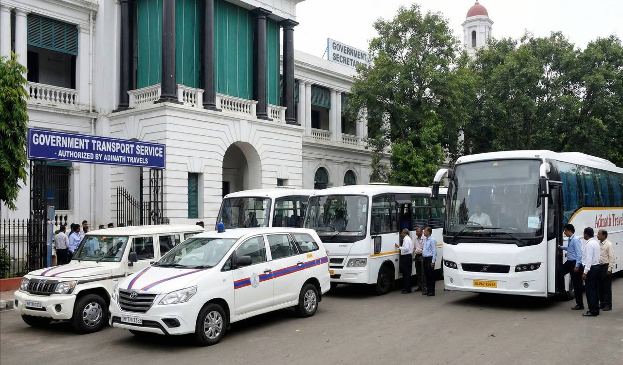 Government tender transport services Gujarat by Adinath Travels